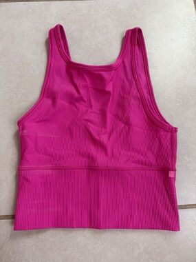lululemon athletica Ribbed Tank Top in Bright Pink